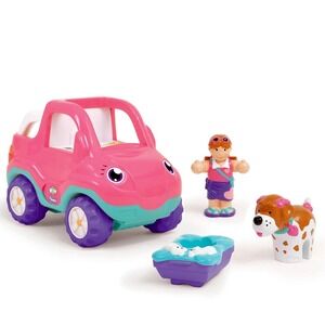 WOW Toys Penny's Pooch 'N Ride Car With Motion Includes Car, Figure, Dog And Bed